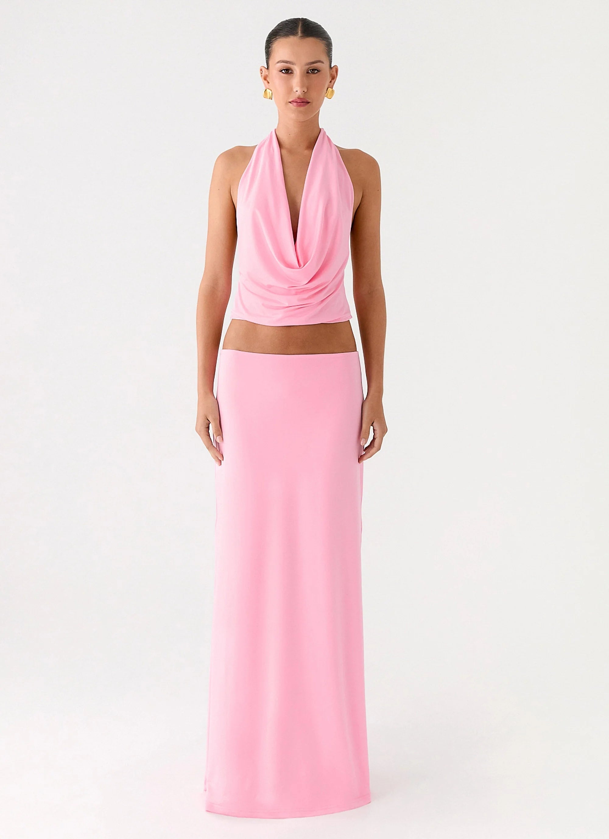 Ashi Maxi Skirt Pink