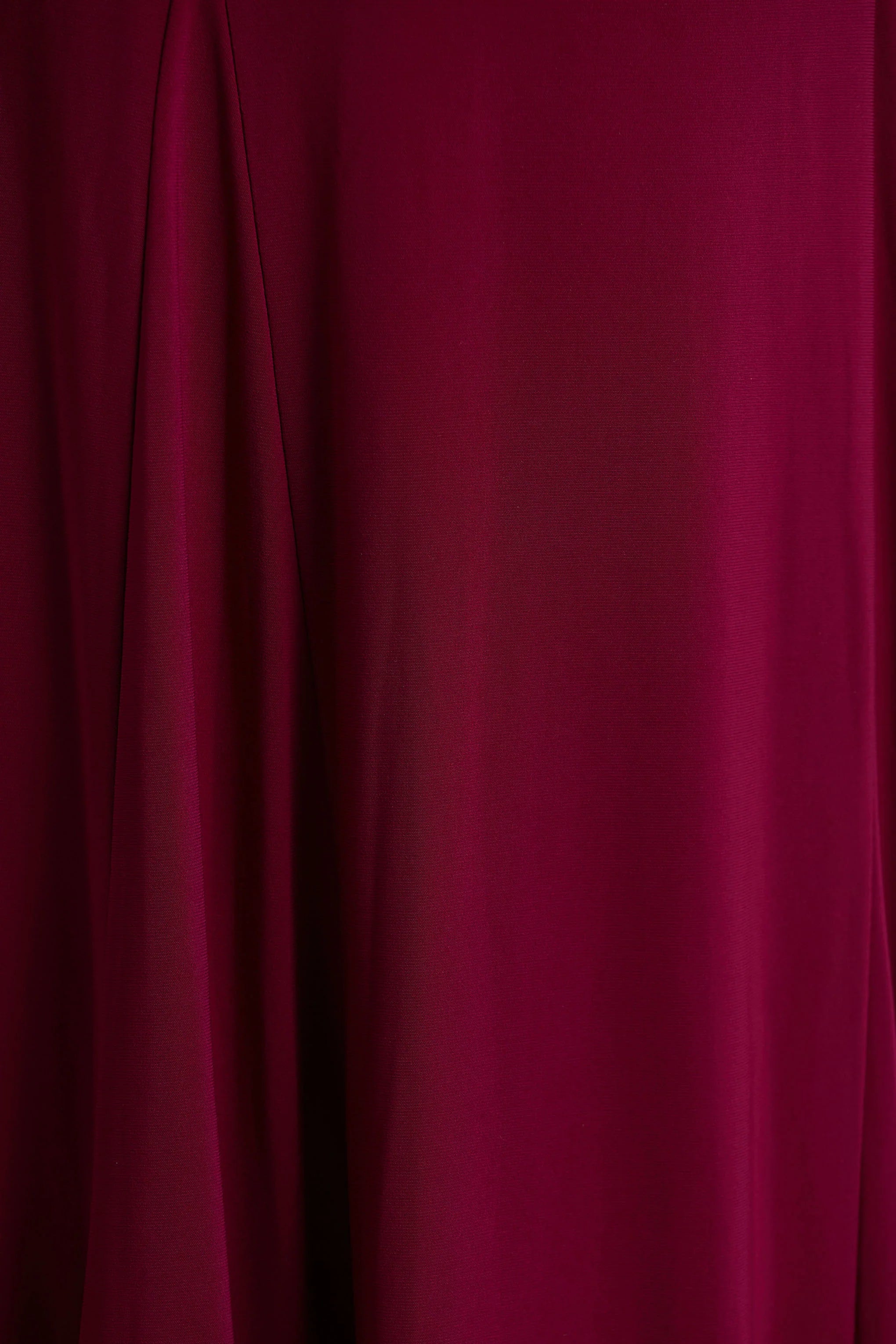 Cilla Burgundy Bardot Neck Maxi Dress With Ruched Detailing