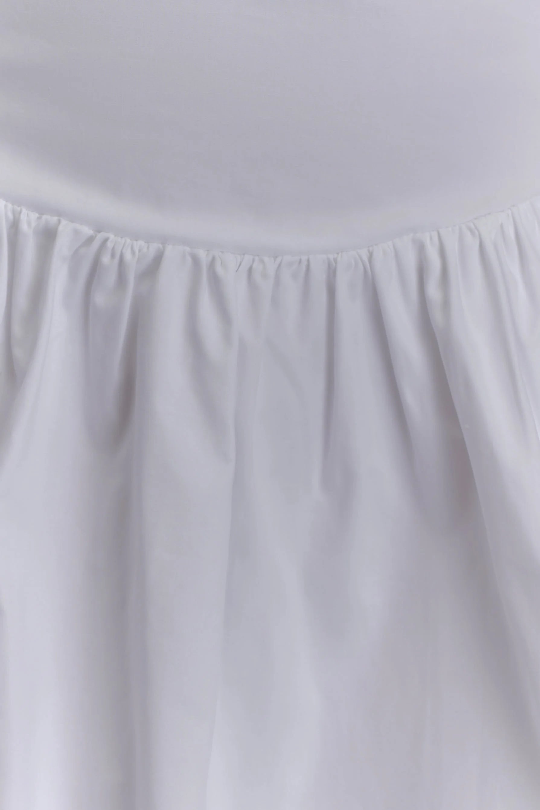 Janis Cotton Frill Mini Dress White