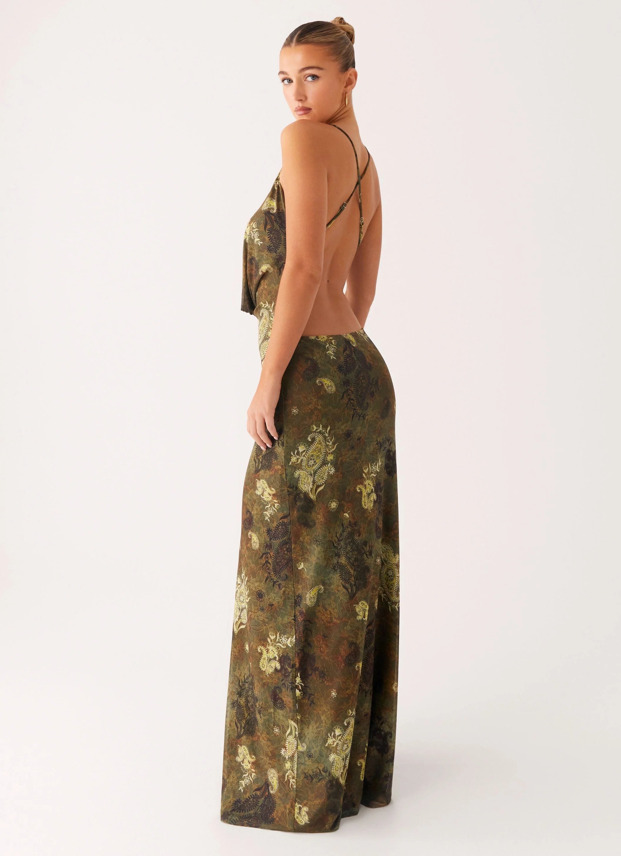 Star Fields Maxi Dress Cyber Floral