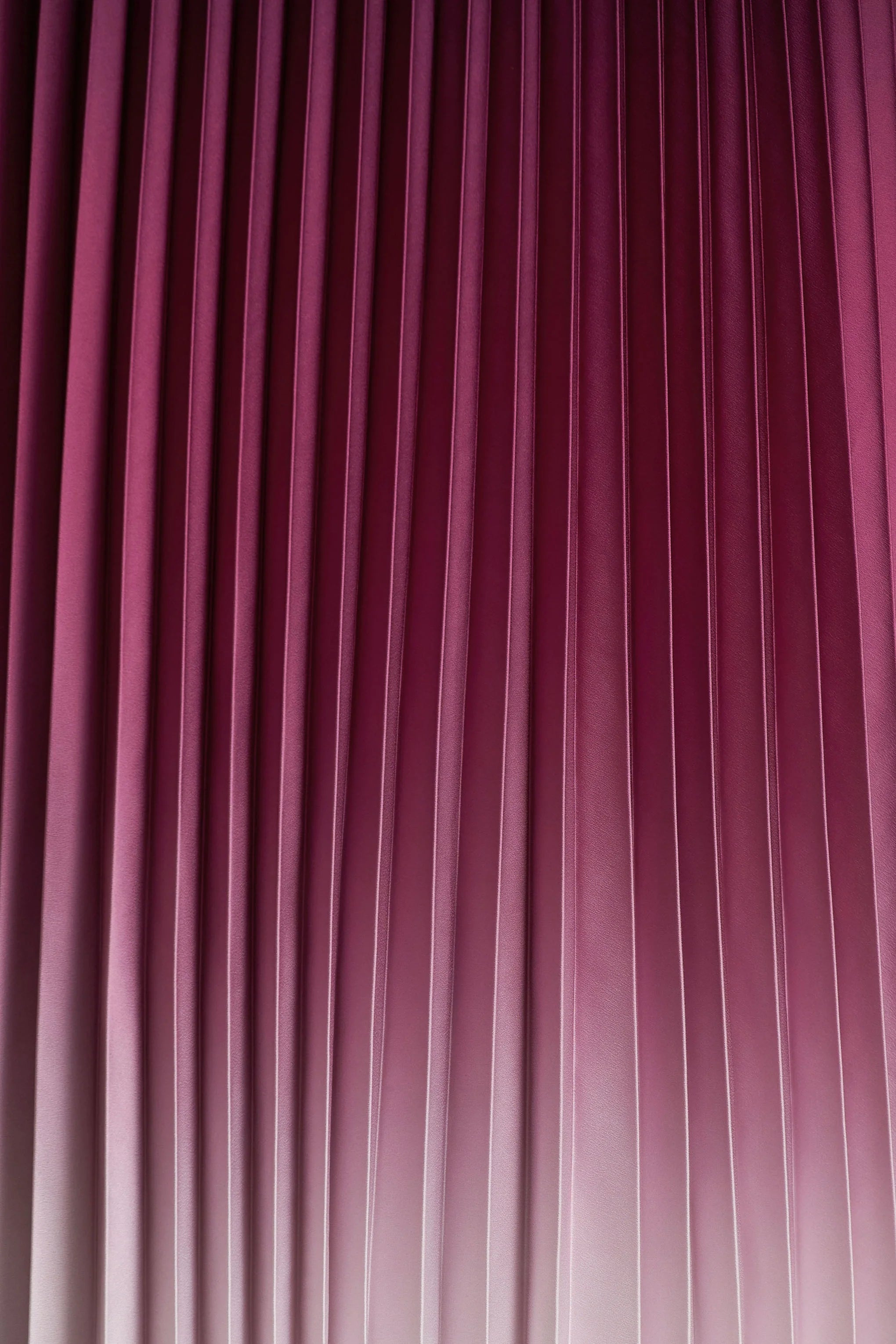 Libby Burgundy Ombre Woven High Neck Midi Dress With Pleated Detailing