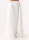 Lior Cotton Maxi Skirt White