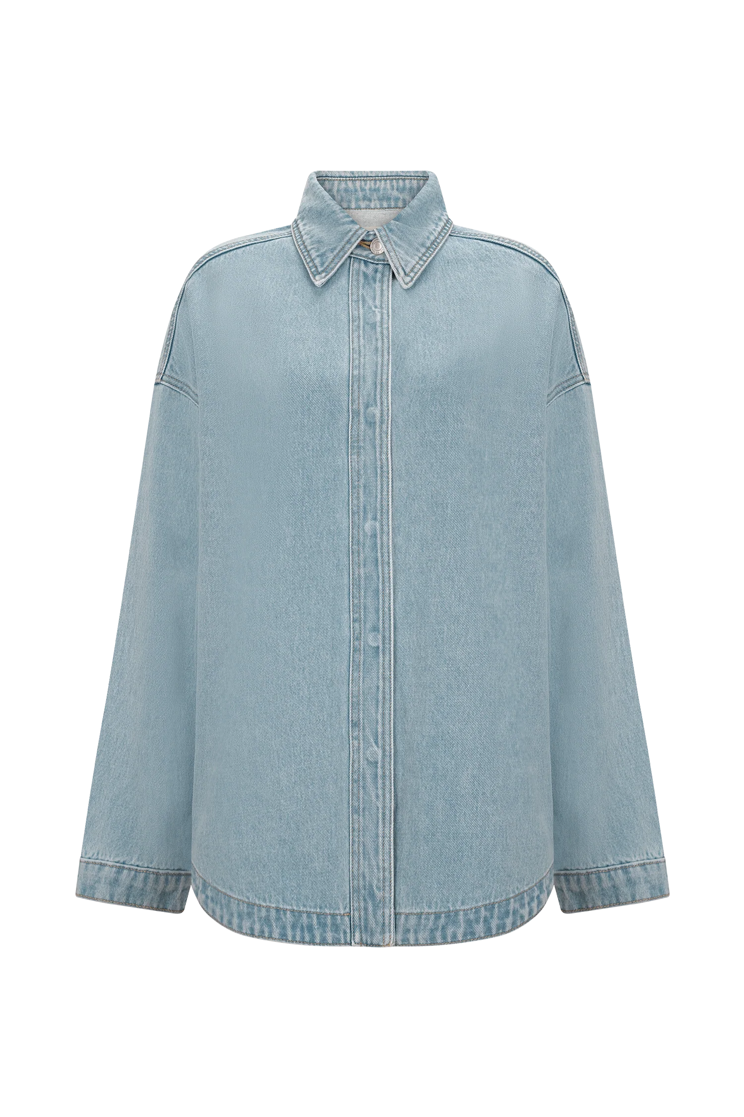 Lioda Oversized Denim Shirt 80S Blue