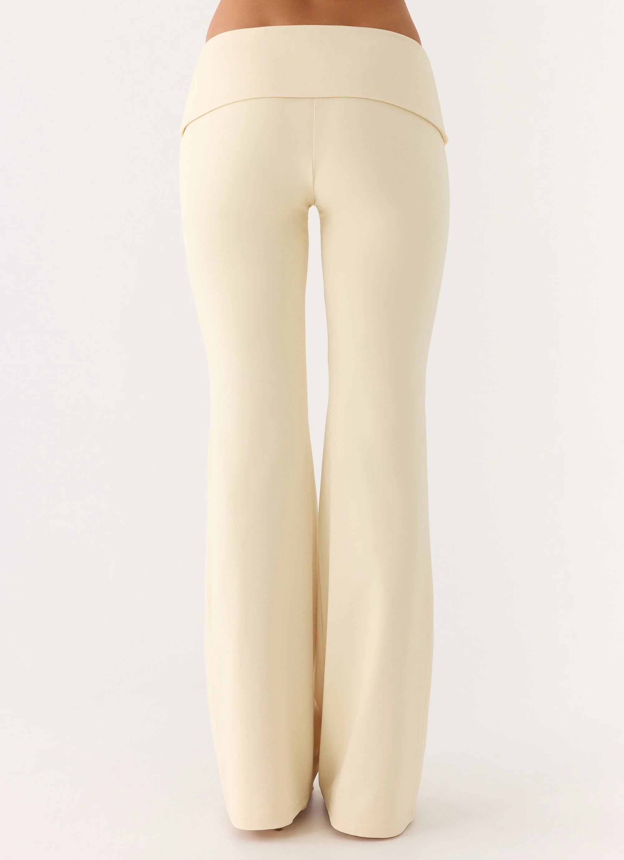 Renae Low Rise Pants Baby Yellow