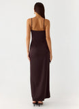 Hartwell Maxi Dress Chocolate