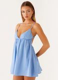 Greer Mini Dress Blue