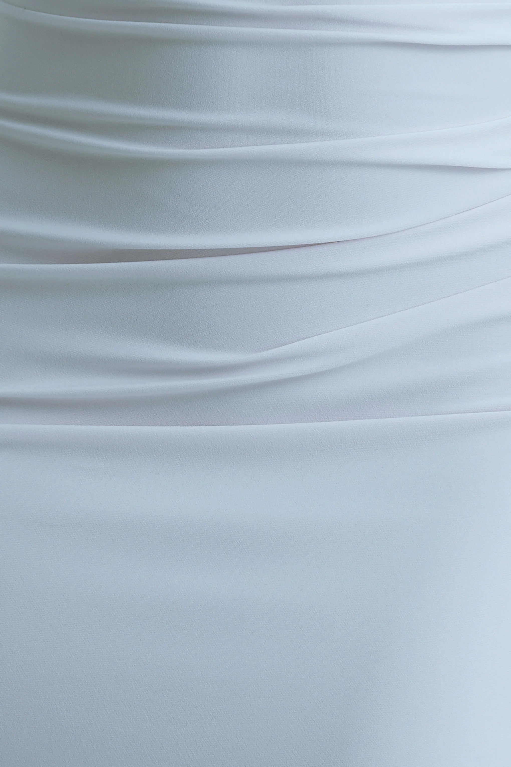 Dressing Up Powder Blue One Shoulder Maxi Dress With Open Back Detail