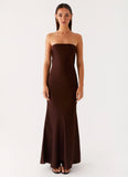 Endless Nights Maxi Dress Chocolate
