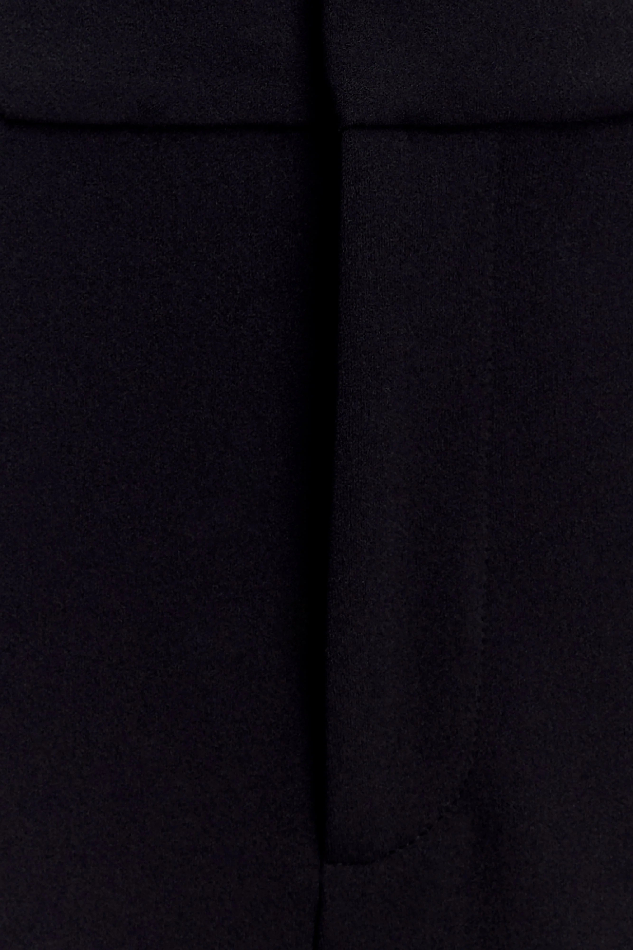 Maude Crepe Straight Leg Pants Black
