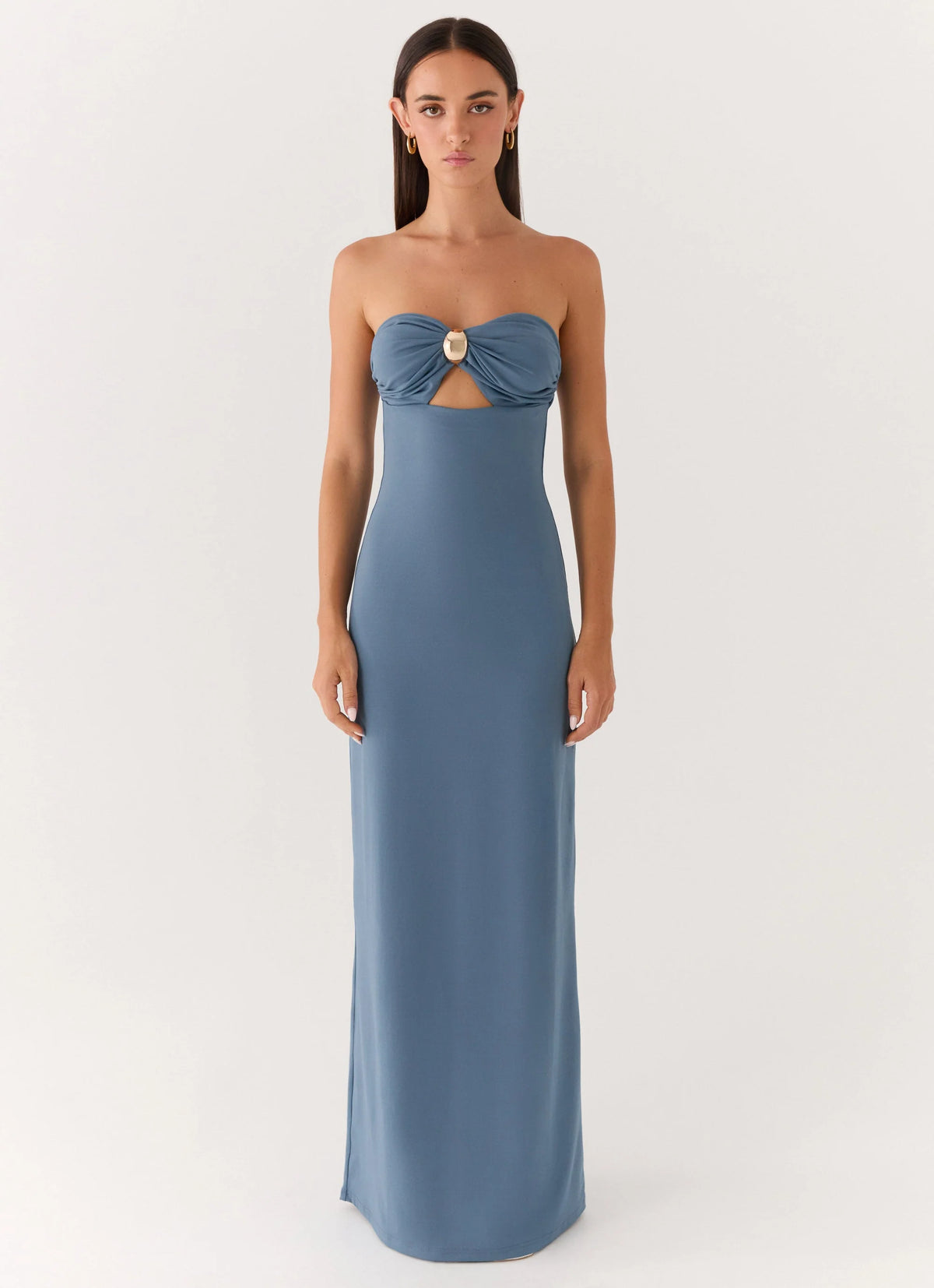 Coast Is Clear Maxi Dress Coastal Blue