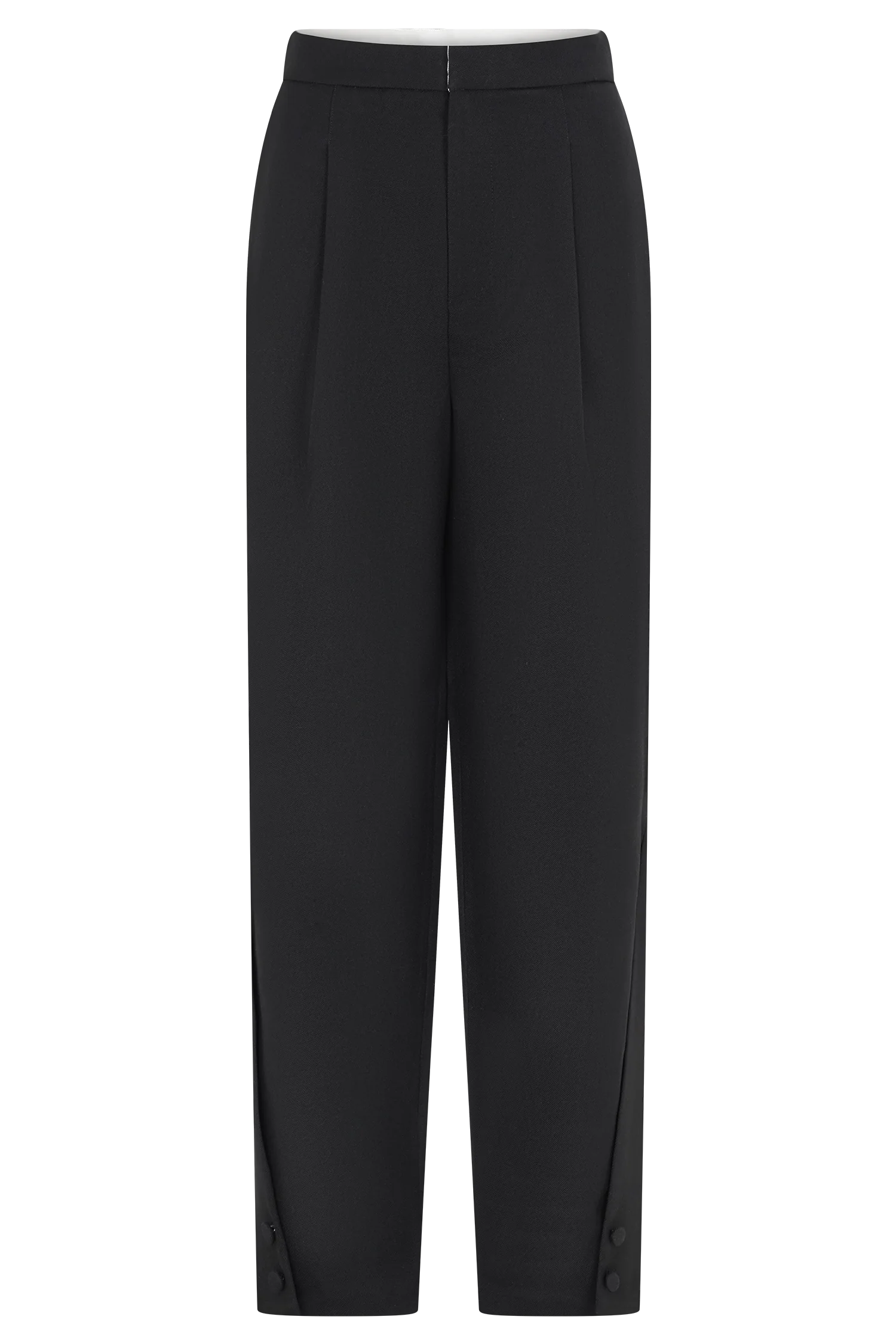 Olie Barrel Leg Suiting Pants Black
