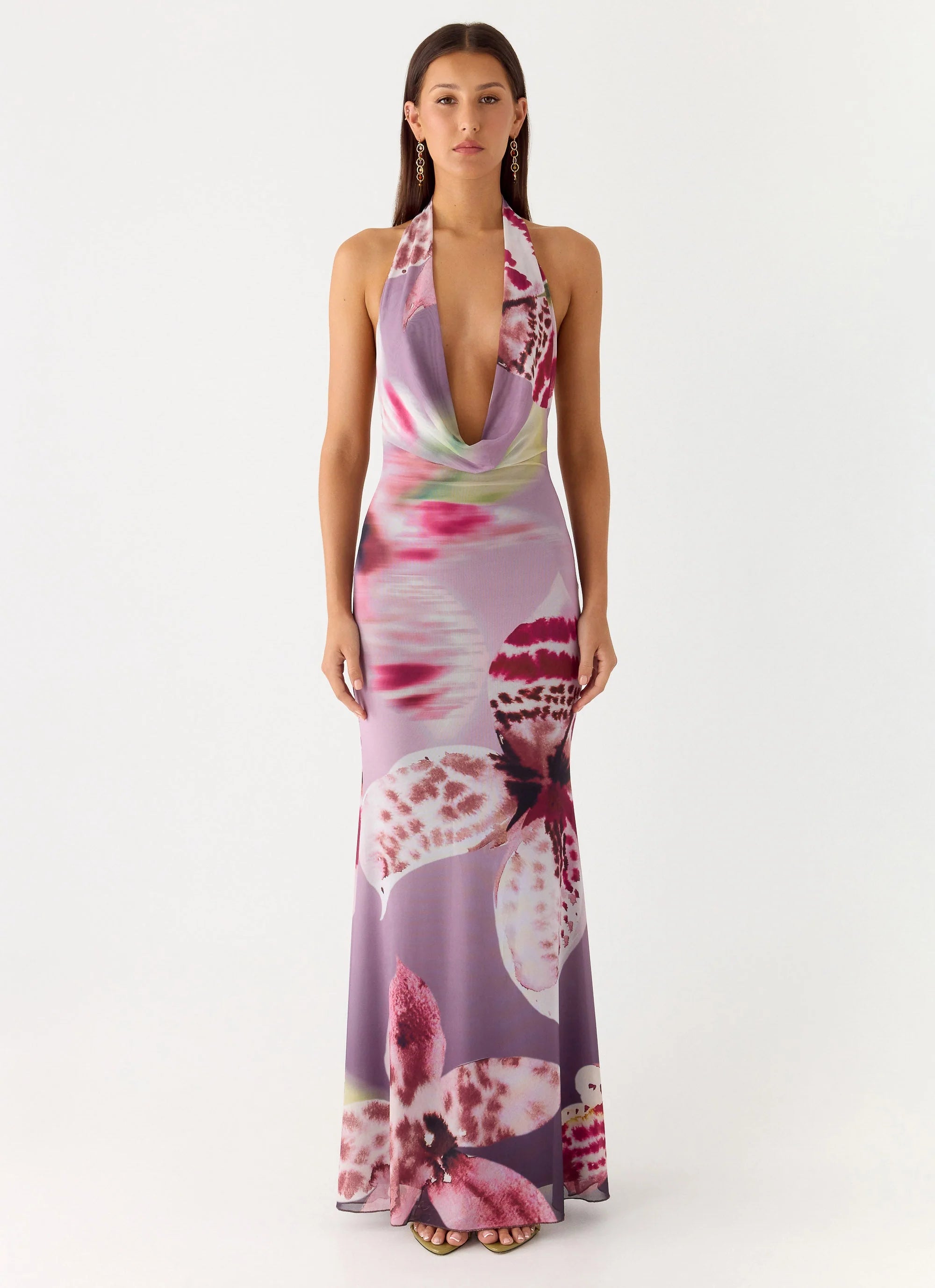 Like You Better Maxi Dress Ombre Floral Affair