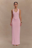 Alma High Waist Maxi Skirt Candy Pink