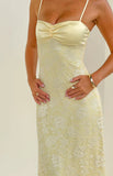 Ely Yellow Lace Maxi Formal Dress PRE ORDER