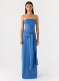 Stole My Heart Maxi Dress Washed Navy