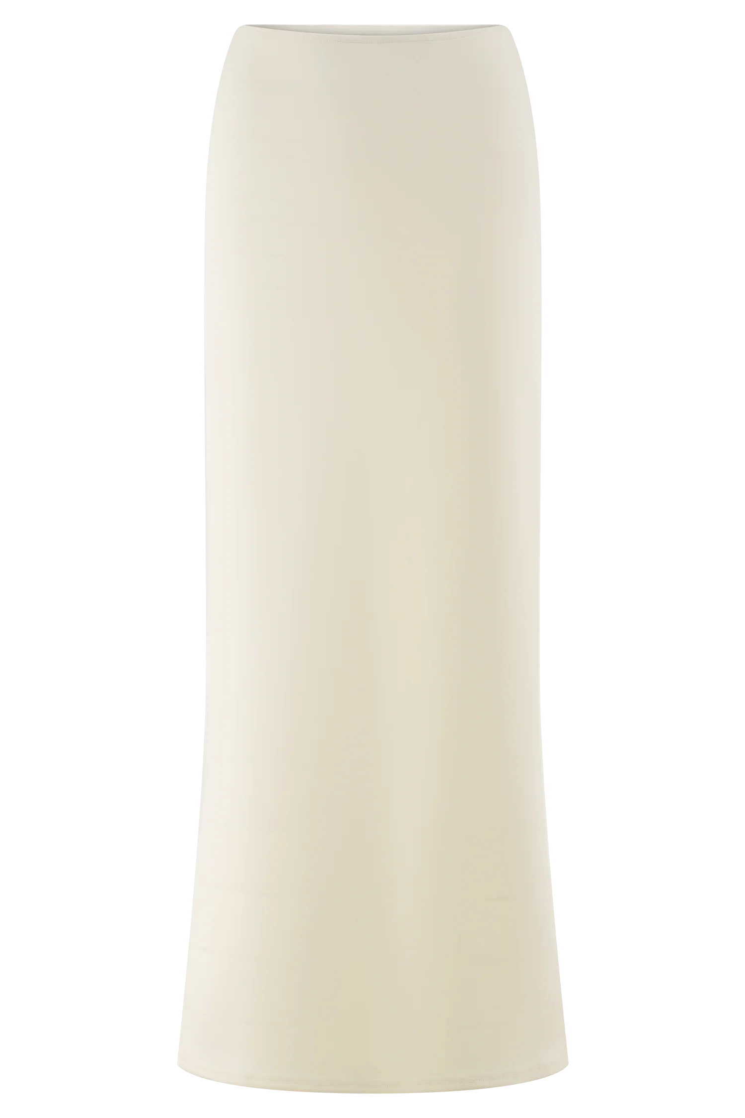 Eris Scuba Jersey Maxi Skirt Ivory