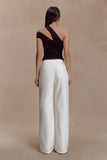 Anna One Shoulder Modal Top Cacao Brown