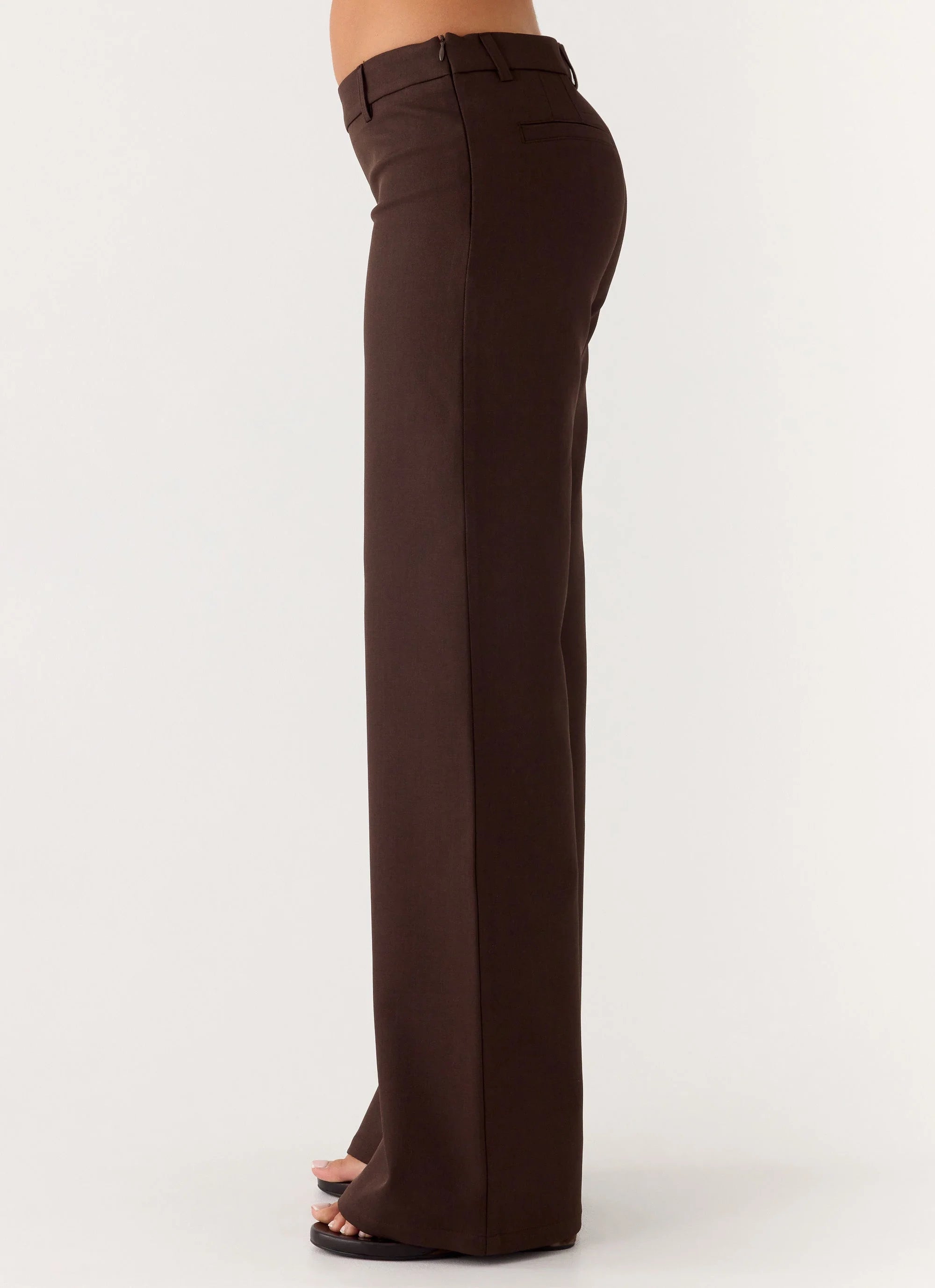 Hot as Ice Low Rise Pants Chocolate