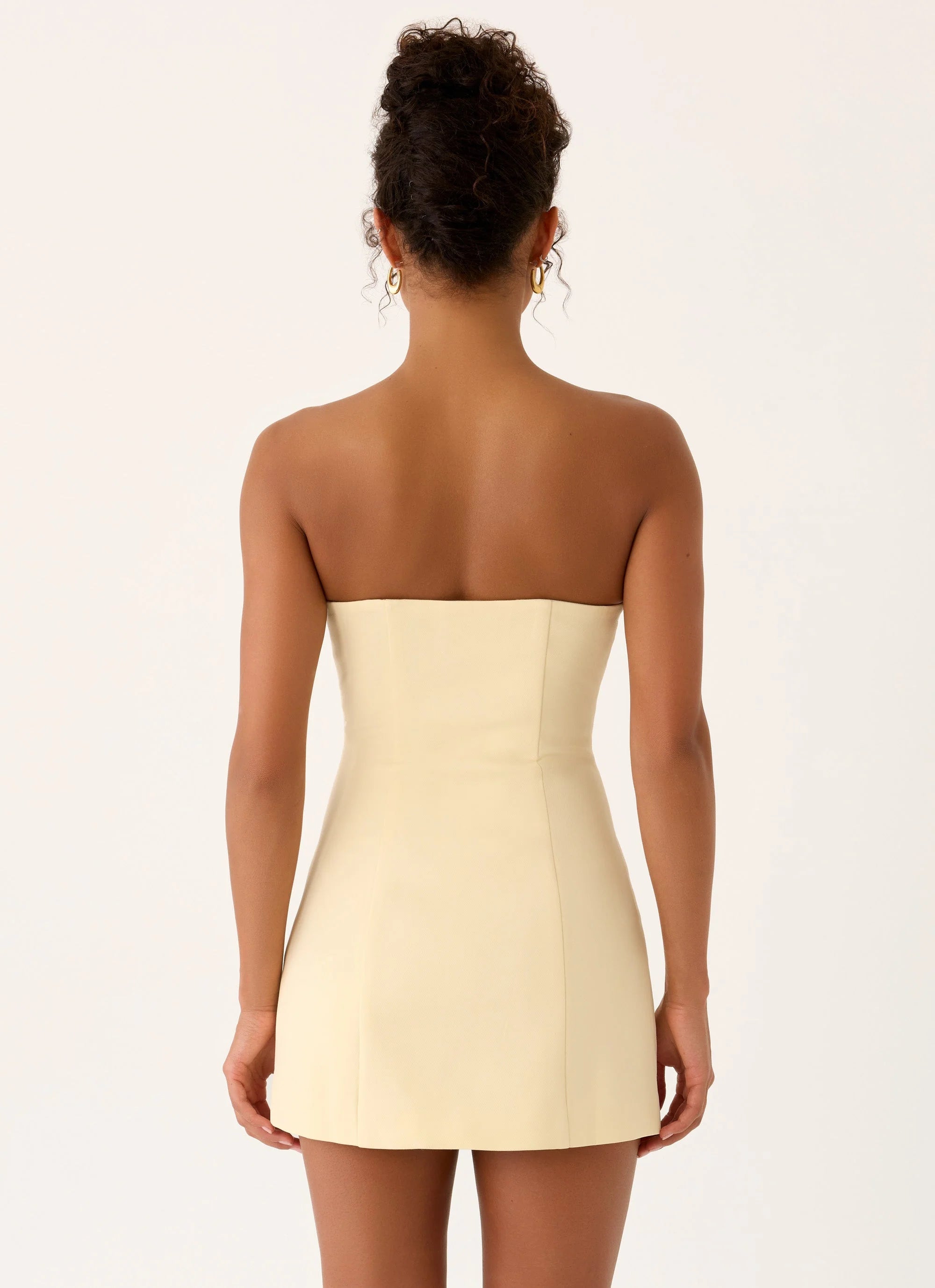 Luna Rosa Mini Dress Baby Yellow