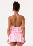 Parade Halter Mini Dress Pink