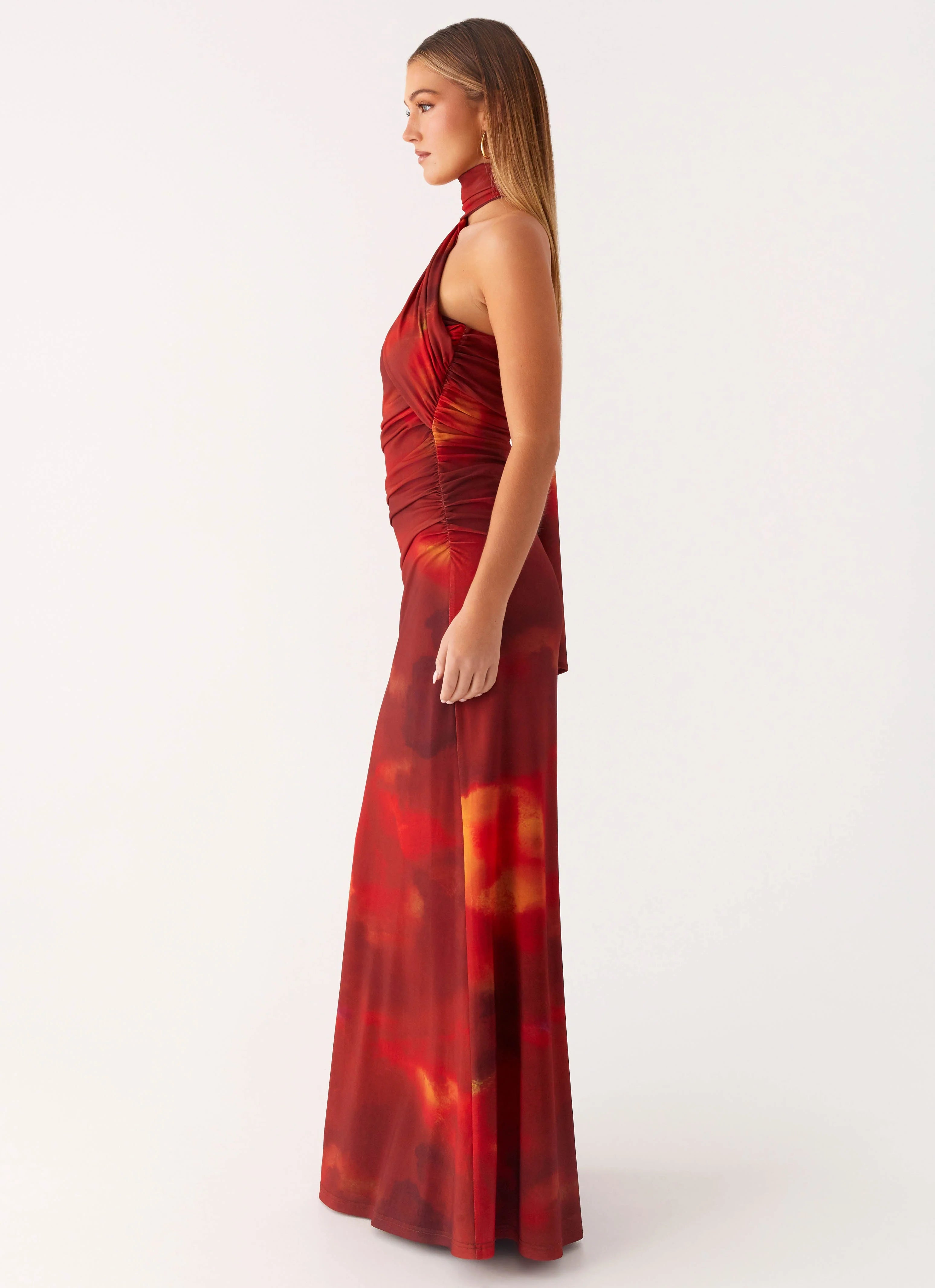 Songbird Maxi Dress Scarlet Blur