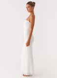 Paxton Beaded Maxi Dress White