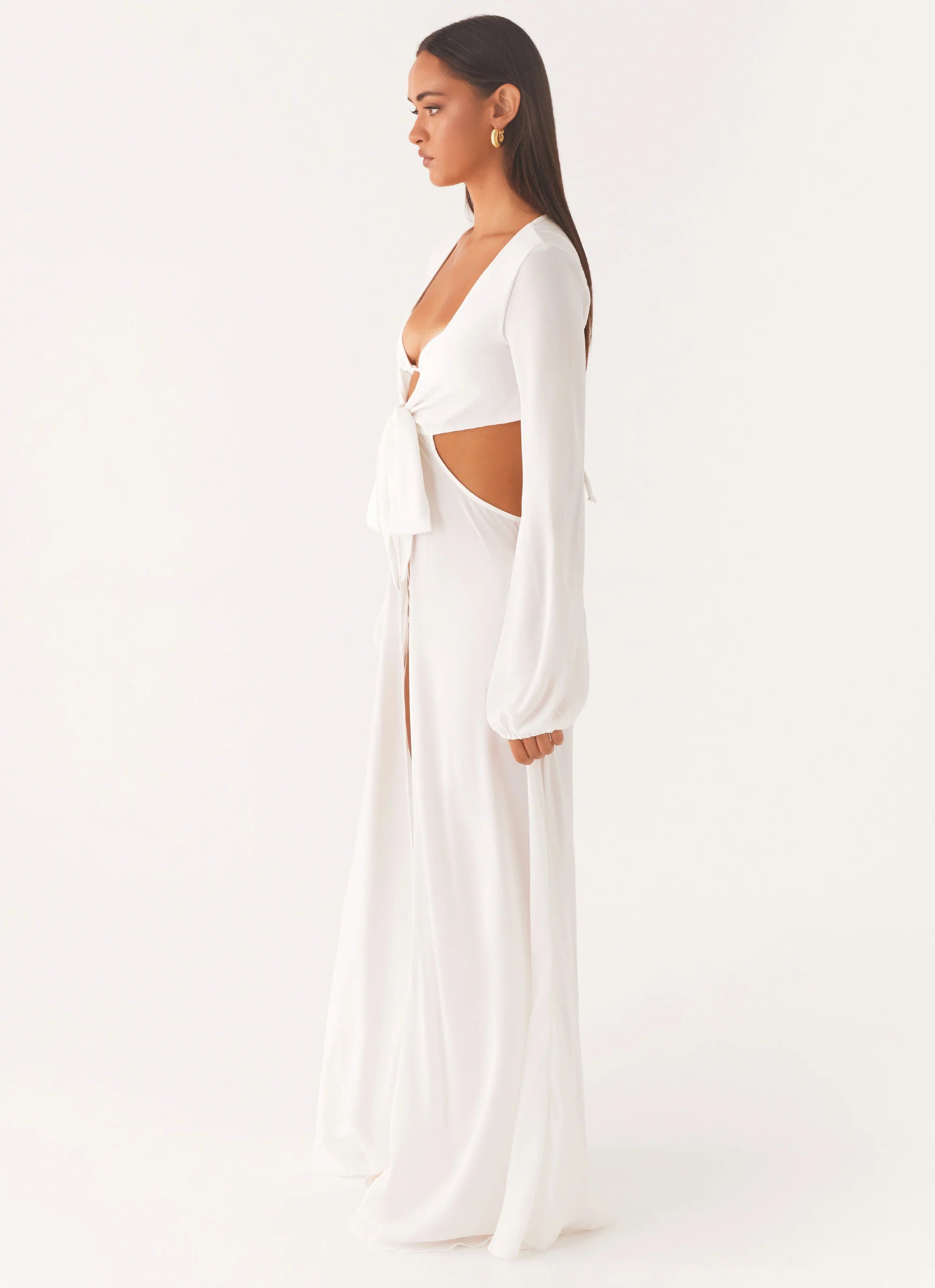 Coastal Maxi Dress White