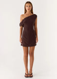 Mischa Mini Dress Chocolate Drizzle