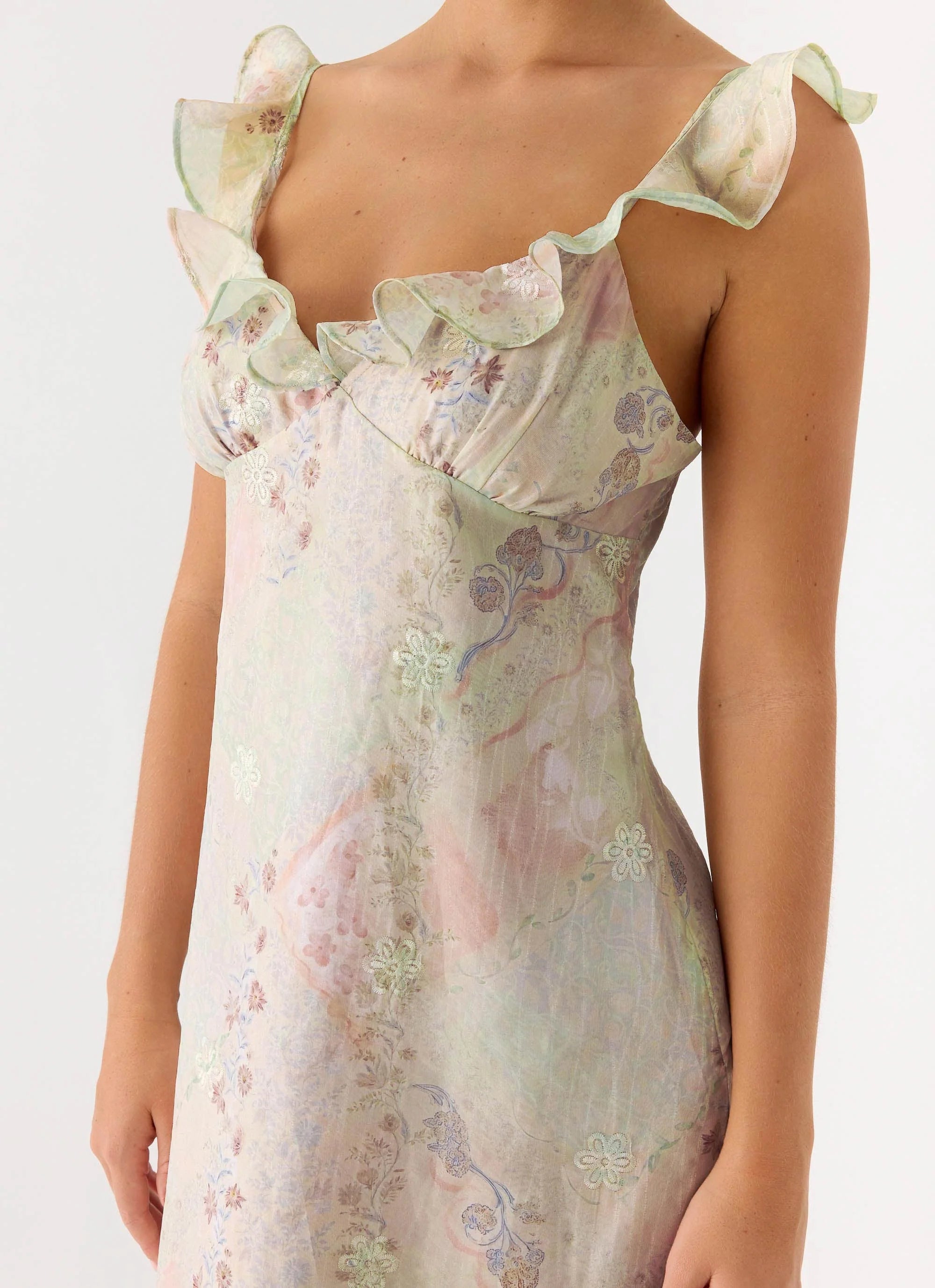 Europa Midi Dress Mystic Paisley