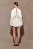 Minna Halter Mini Dress Opal White