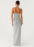 Off The Bass Maxi Dress Grey