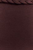 Heidi Strapless Knit Scarf Maxi Dress - Dark Chocolate