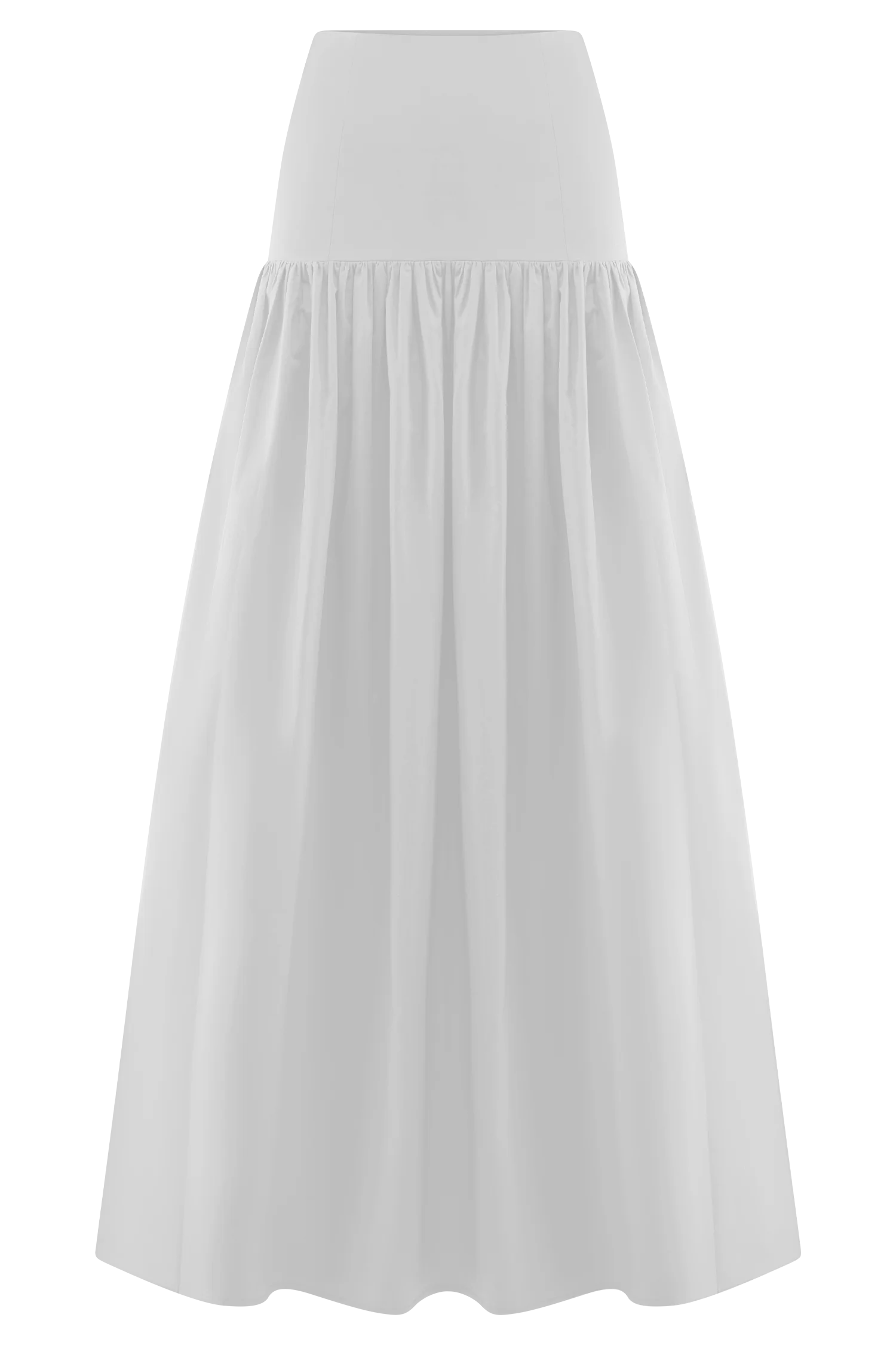 Autumn Maxi Skirt White