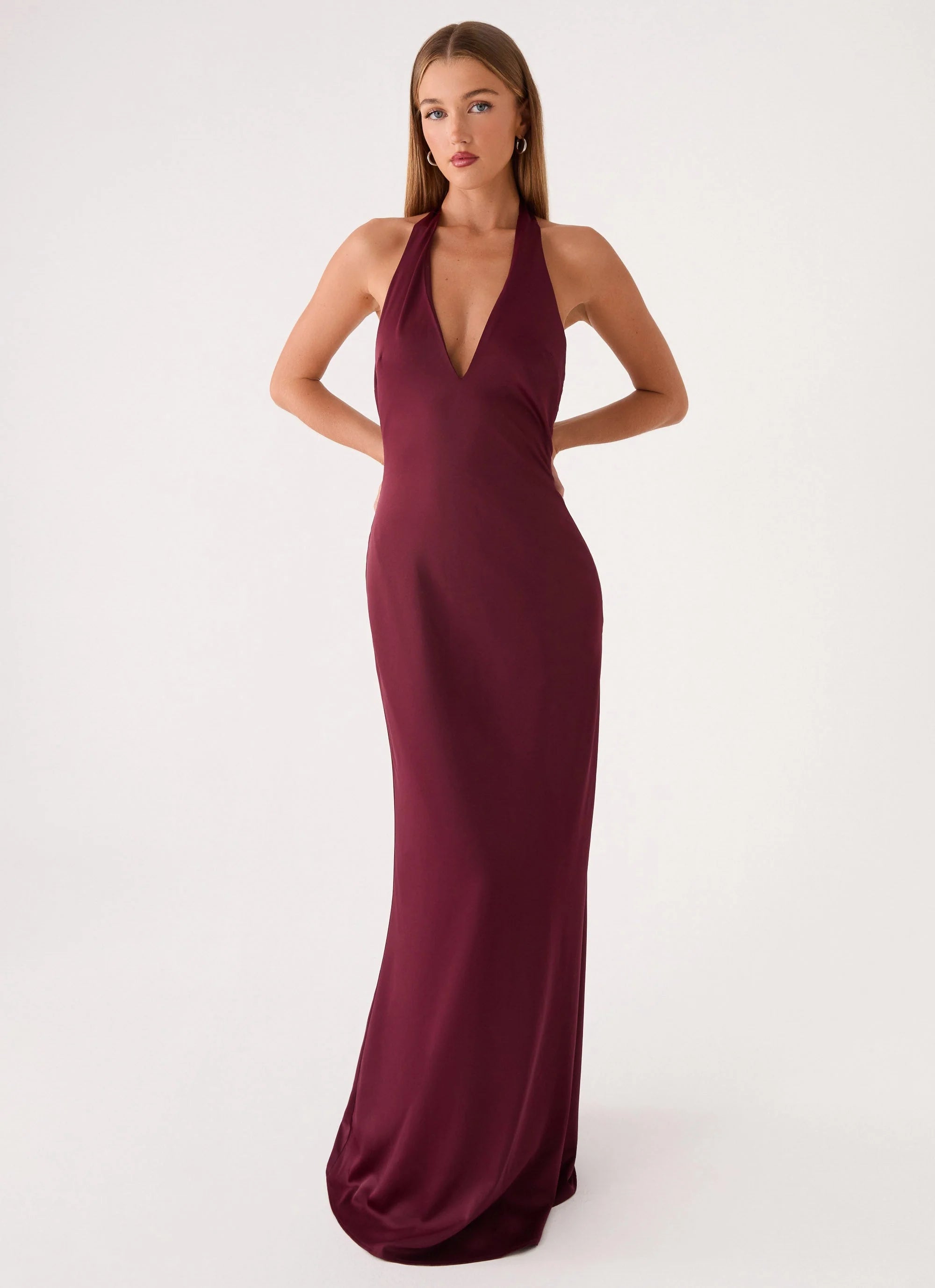 Eloise Maxi Dress Plum
