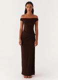 Amerie Maxi Dress Chocolate
