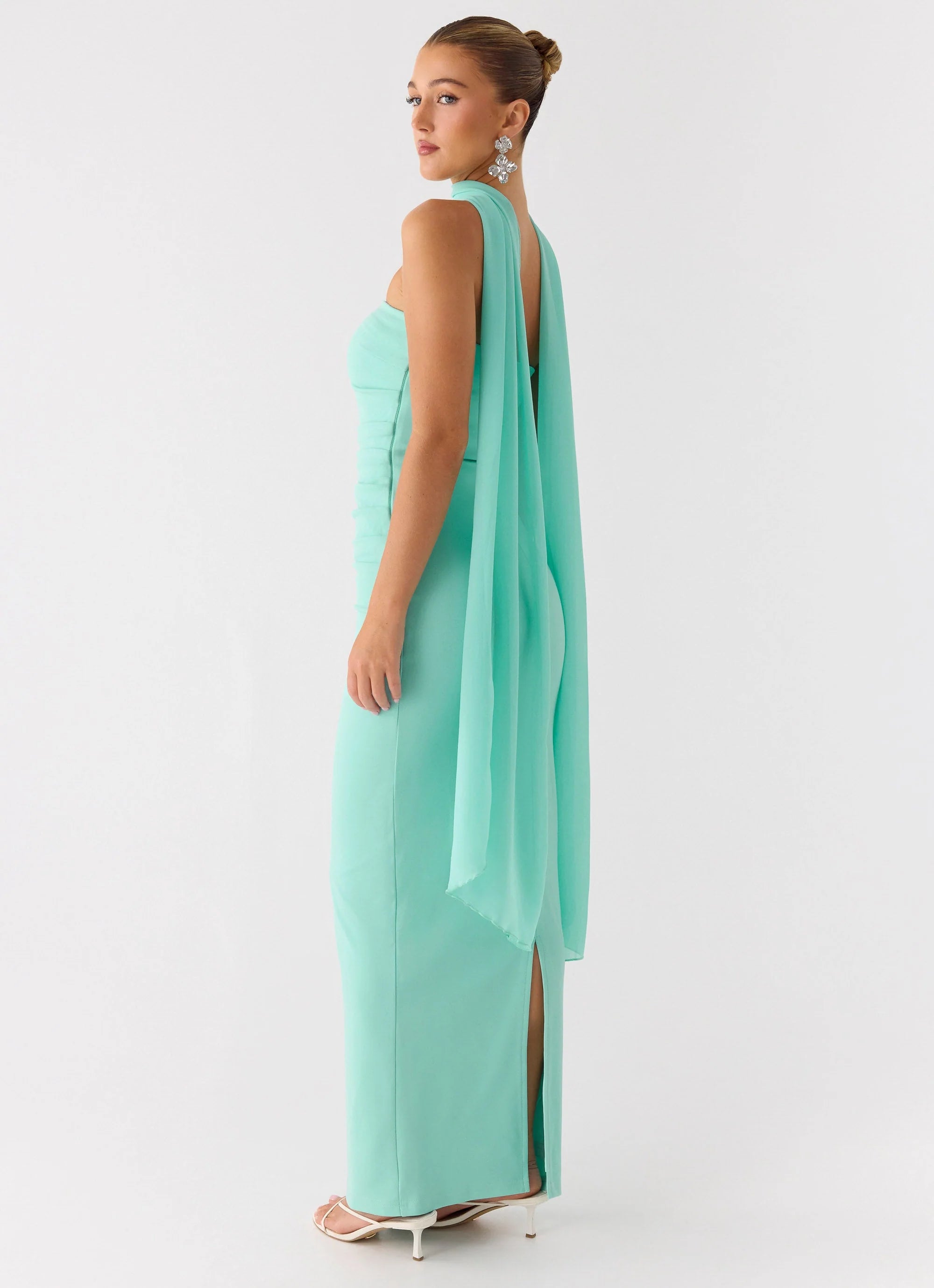 Libra Maxi Dress Aqua