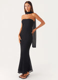 Under the Pagoda Maxi Dress Black