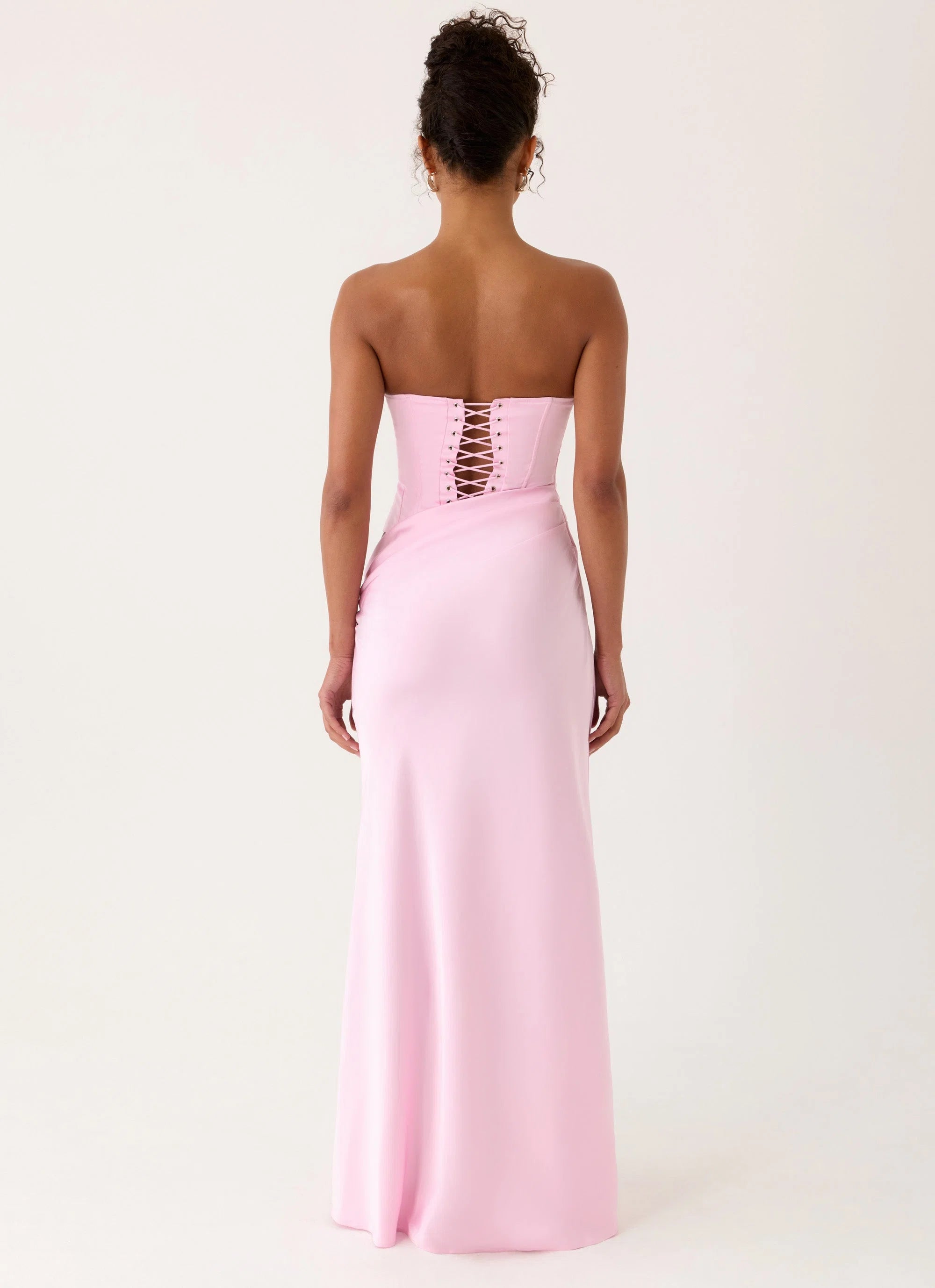 Emory Corset Maxi Dress Pink