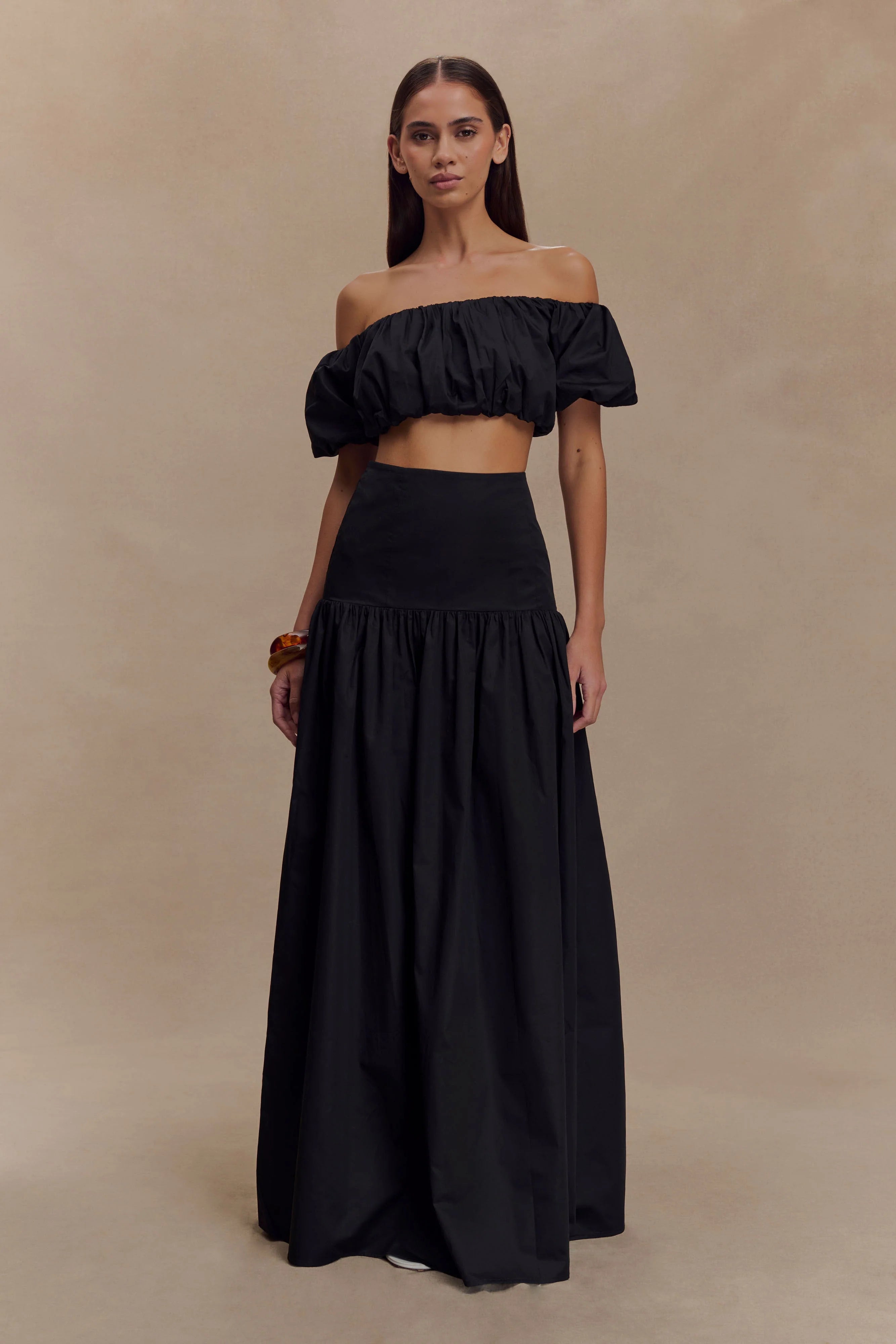Autumn Maxi Skirt Black