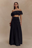 Autumn Maxi Skirt Black