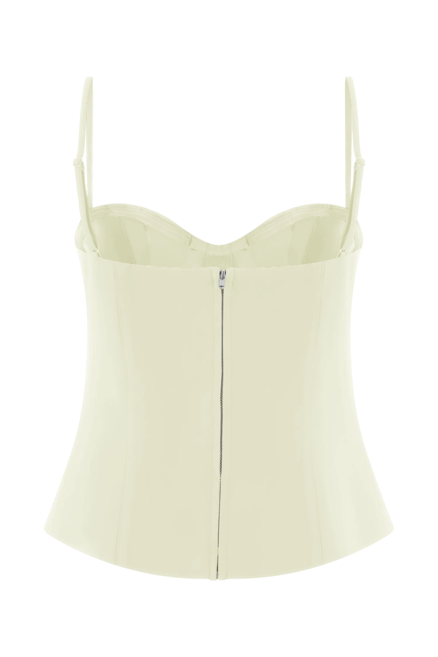 Jaime Spaghetti Strap Suiting Top Ivory