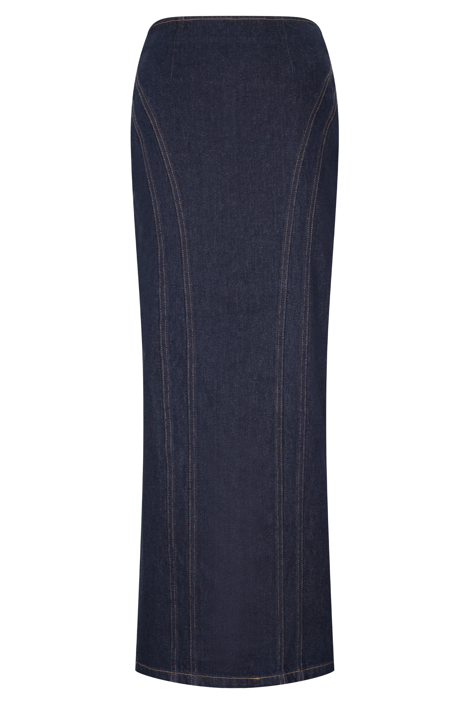 Alma Denim Maxi Skirt Indigo Blue
