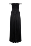 Coco Dropped Waist Maxi Dress - Black