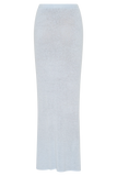 Phoebe Knit Maxi Skirt - Ice Blue