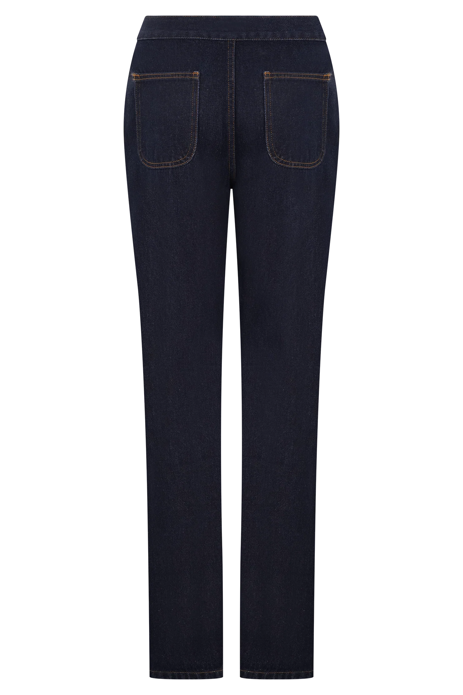 Remington V Front Straight Leg Jeans Indigo Blue