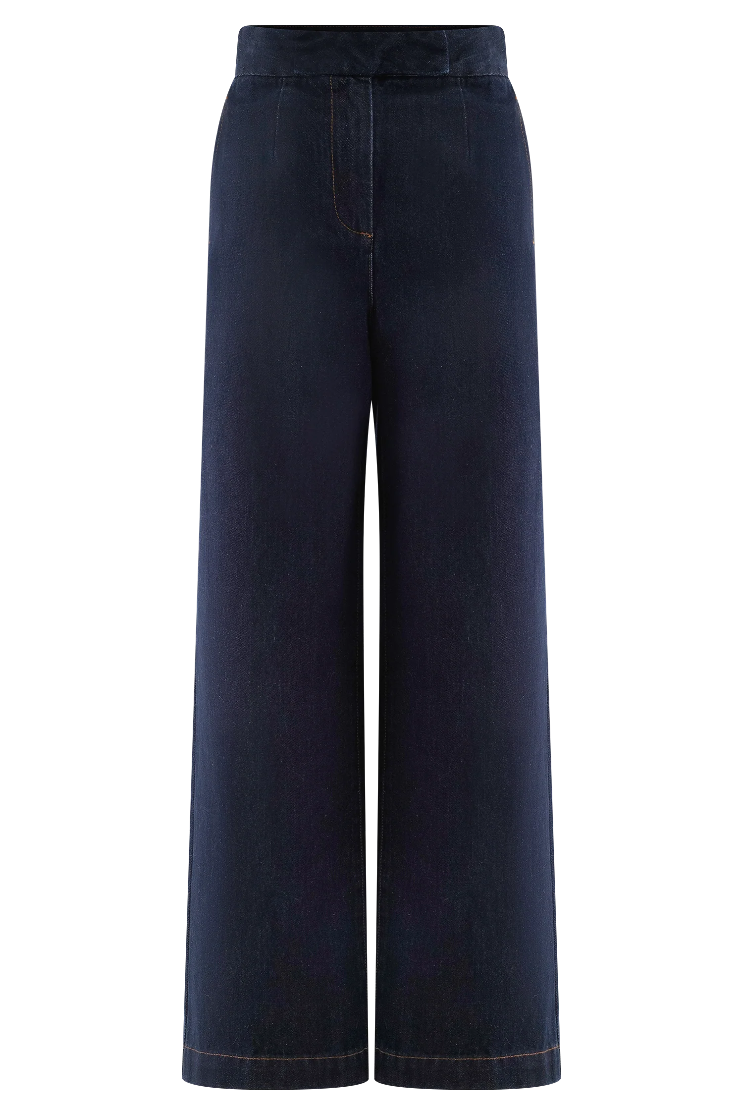 Rayne Wide Leg Denim Jeans Indigo Blue