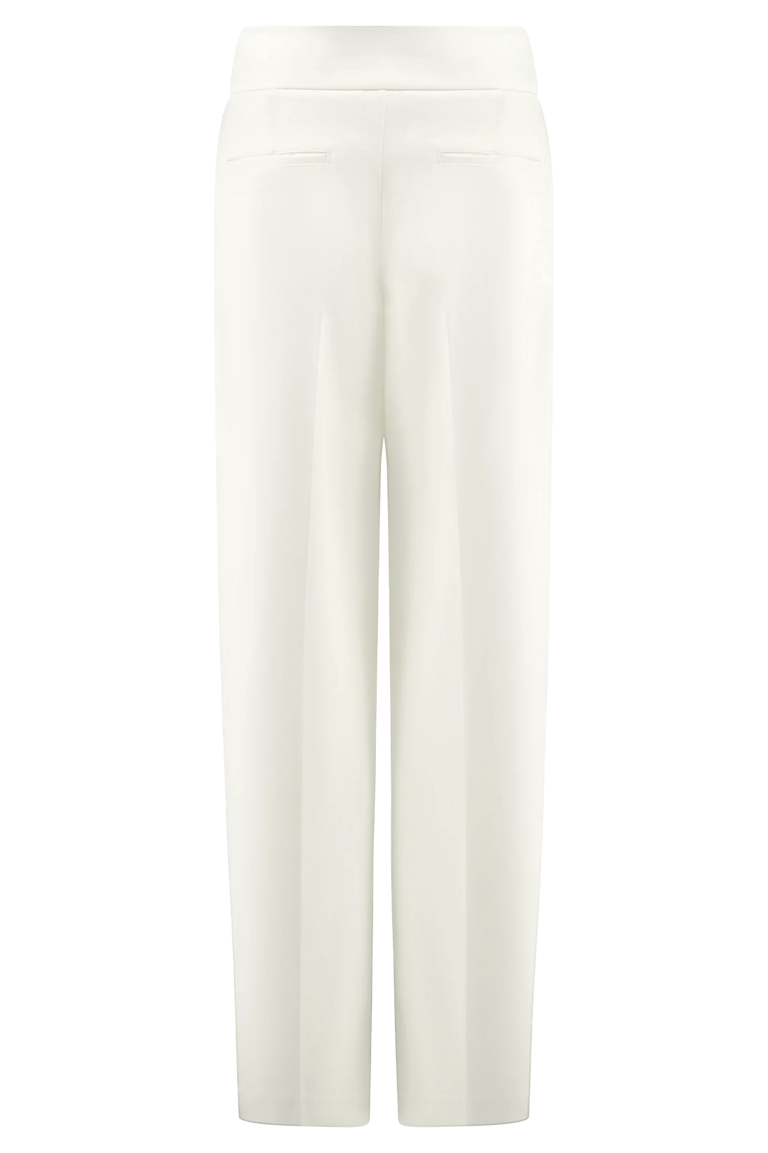 Penelope Pleated High Waisted Pants Ivory