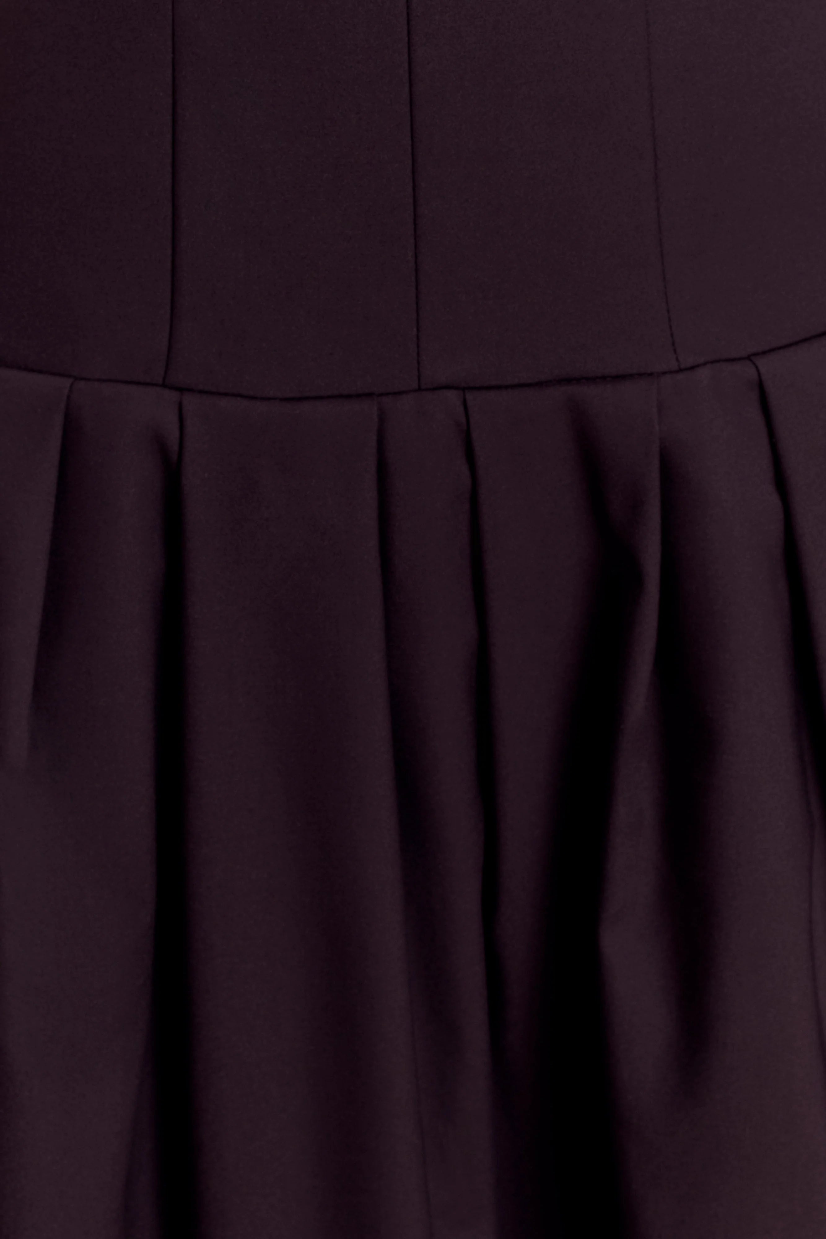 Natascha Drop Waist Cotton Midi Dress Chocolate