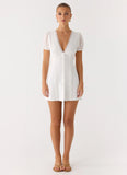 Sweet Lullaby Mini Dress White