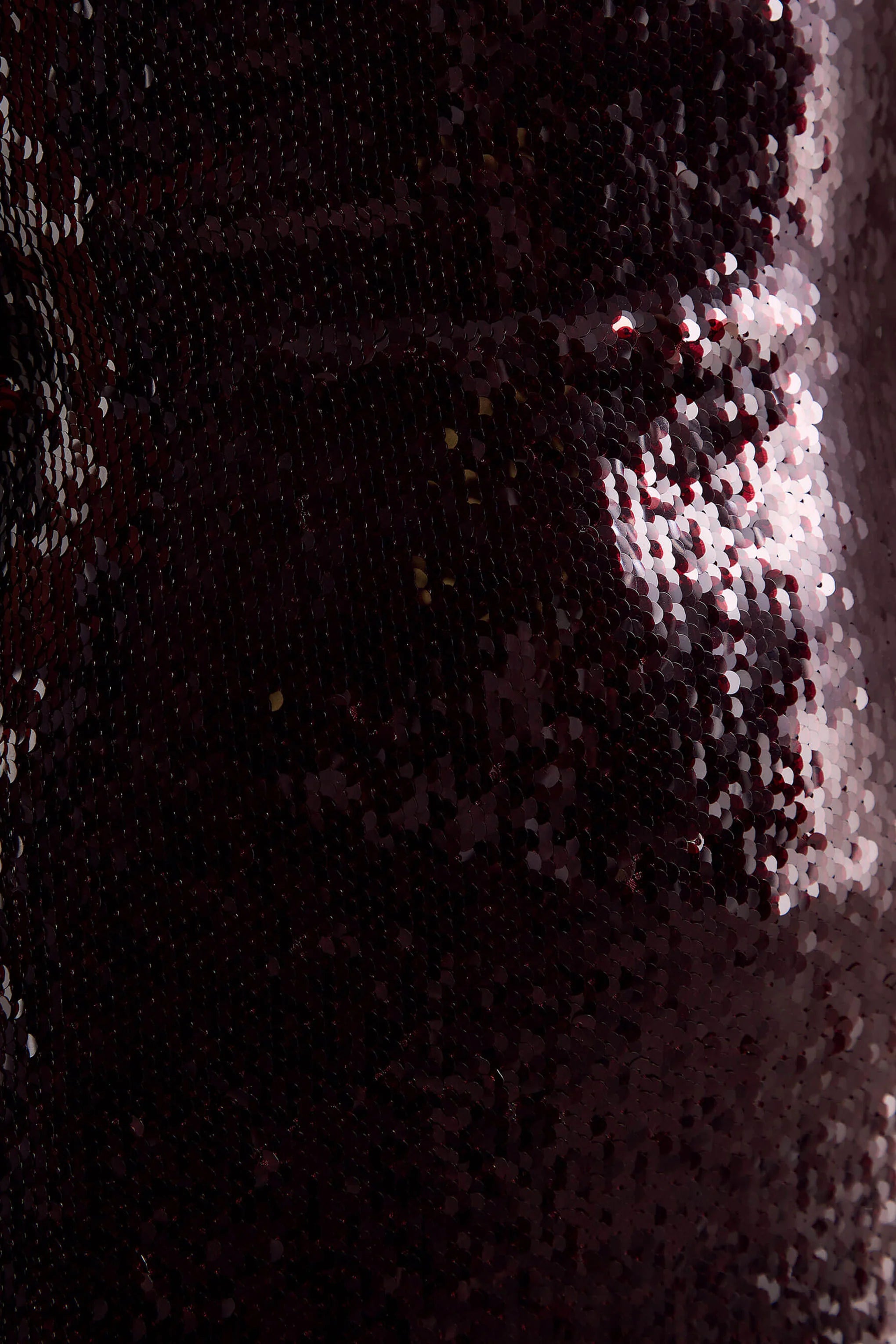 Lenor Burgundy Plunge Neck Maxi Dress